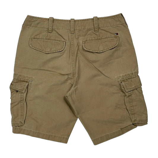 Vintage Tommy Hilfiger Cargo Shorts - 32W 9L Beige Cotton