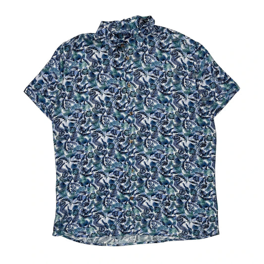 Soul Of London Hawaiian Shirt - XL Multicoloured Cotton Blend