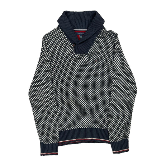 Tommy Hilfiger Jumper - XL Navy Acrylic Blend