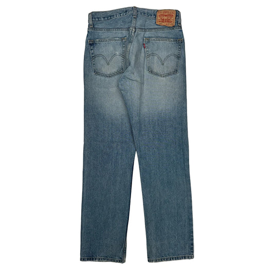 505 Levis Jeans - 30W 32L Light Wash Cotton