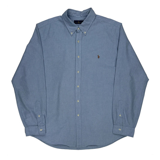 Vintage Ralph Lauren Shirt - 2XL Blue Cotton