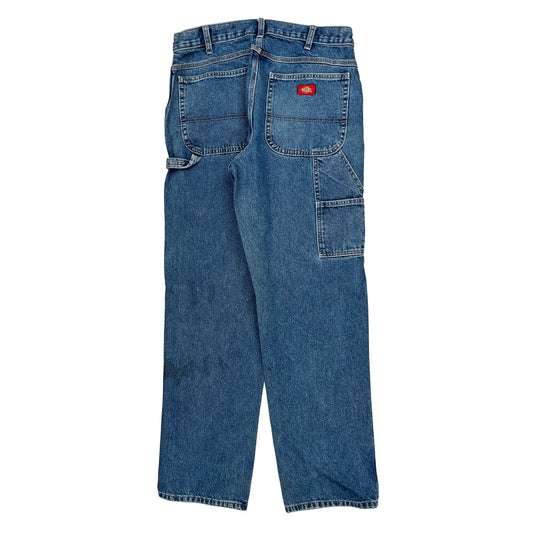 Dickies Carpenter Jeans - 32W 34L Blue Cotton