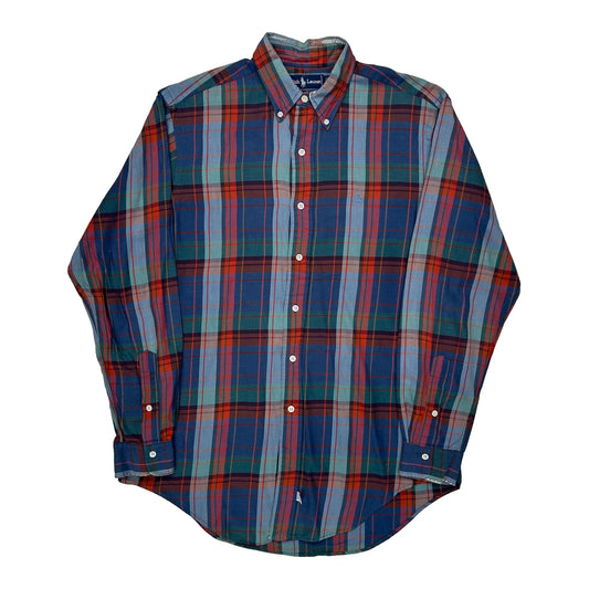 Vintage Ralph Lauren Checked Shirt - Medium Multicoloured Cotton