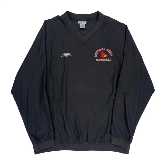 Mineral Area Baseball Reebok Windbreaker - XL Black Polyester