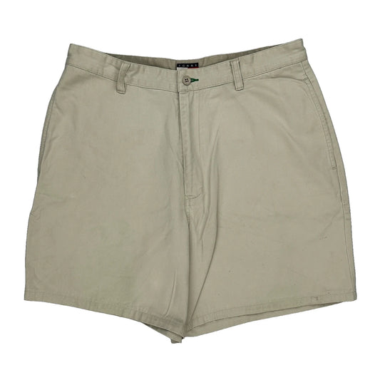 Tommy Hilfiger Chino Shorts - 34W 7L Beige Cotton