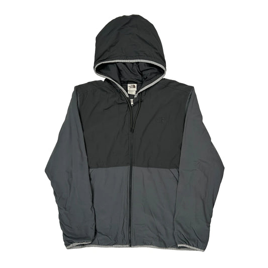 Vintage The North Face Windbreaker - XL Grey Polyester