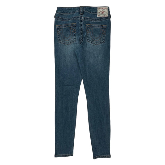 True Religion Skinny Jeans - 26W UK 6 Blue Cotton