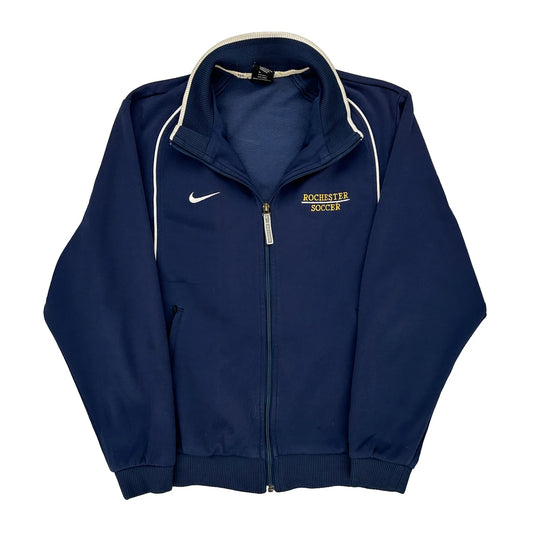 Nike Track Jacket - Medium Navy Polyester