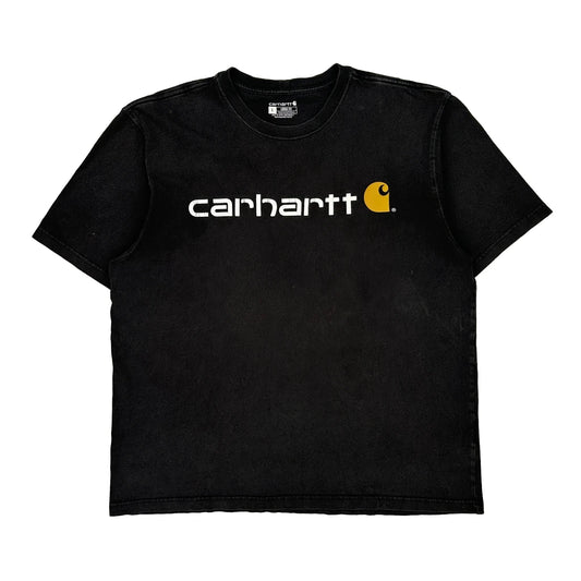 Loose Fit Carhartt T-Shirt - Large Black Cotton