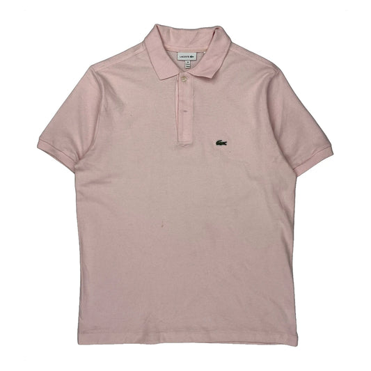 Vintage Age 16 Lacoste Polo Shirt - Large Pink Cotton