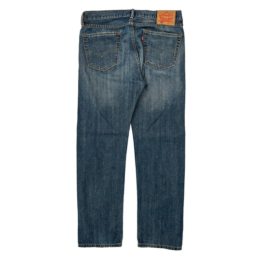 505 Levis Jeans - 34W 32L Blue Denim