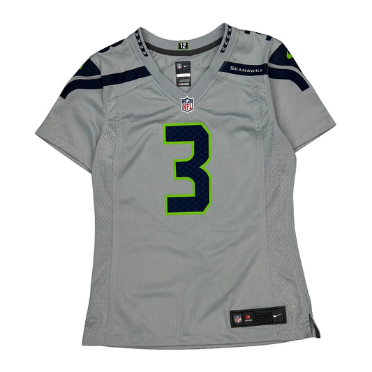 Seahawks Nike Football Jersey - Small Grey Polyester
