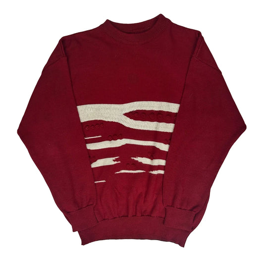Unbranded Jumper - Medium Burgundy Knitted