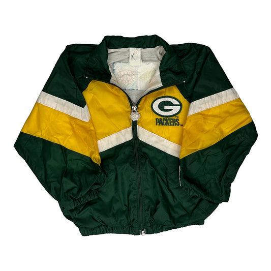 Green Bay Packers, Age 5 Unbranded Nfl Windbreaker - Small Yellow Nylon
