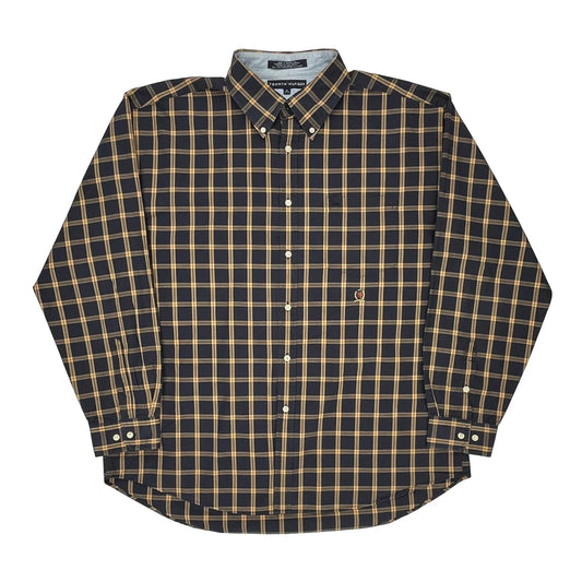 Tommy Hilfiger Checked Shirt - XL Blue Cotton