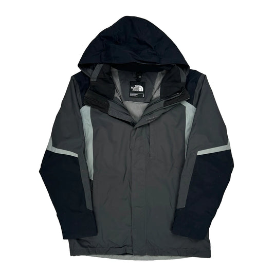 The North Face Waterproof Jacket - Medium Grey Polyester