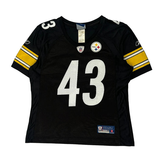 Pittsburgh Steelers Reebok Football Jersey - Medium Black Nylon