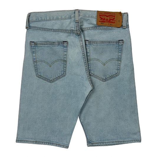Vintage Levis Denim Shorts - 31W 10L Light Wash Denim