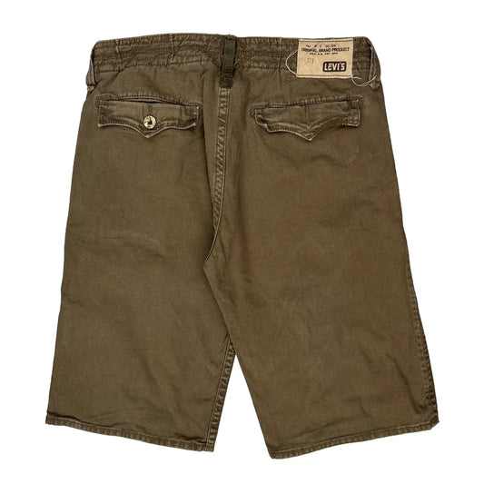 Levis Chino Shorts - 34W 10L Brown Cotton