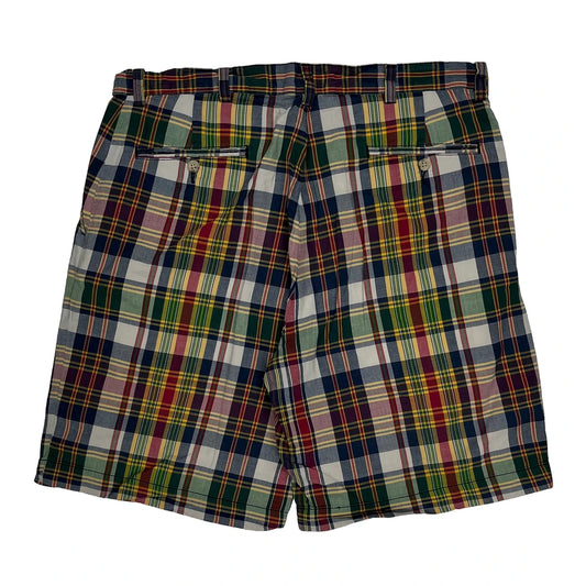 Polo By Ralph Lauren Checked Shorts - 33W 7L Multicoloured Cotton