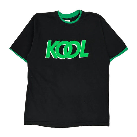 Kool Cigarettes Bluegrass Tees Single Stitch T-Shirt - Large Black Cotton