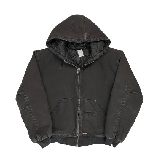 Carhartt Work Jacket - XL Black Cotton Blend