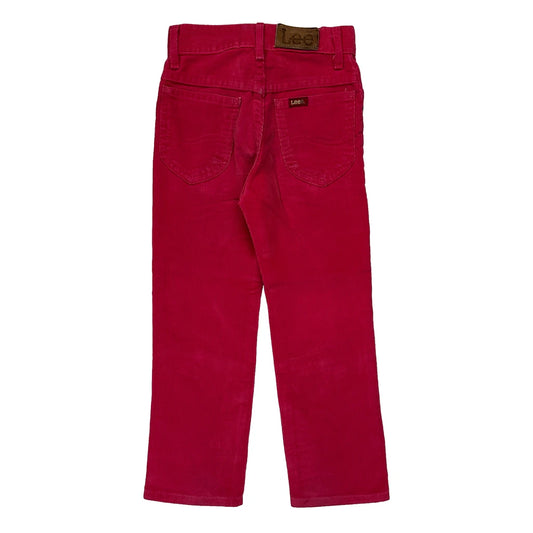 Age 4 Lee Trousers - XS Red Cotton