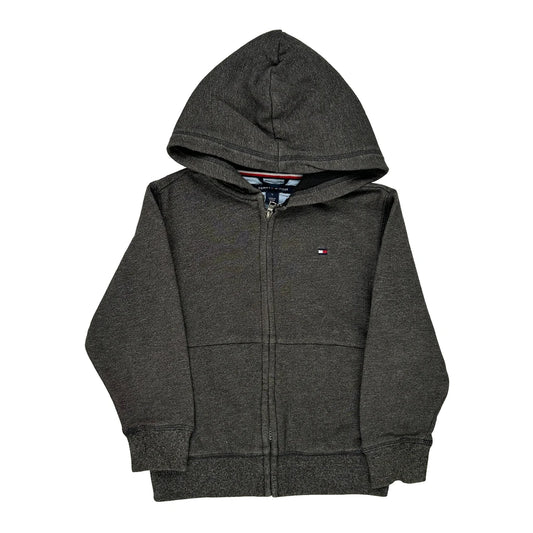 Age 5 Tommy Hilfiger Hoodie - Small Grey Cotton Blend