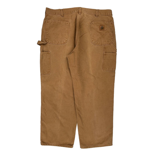 Carhartt Carpenter Trousers - 39W 29L Brown Cotton