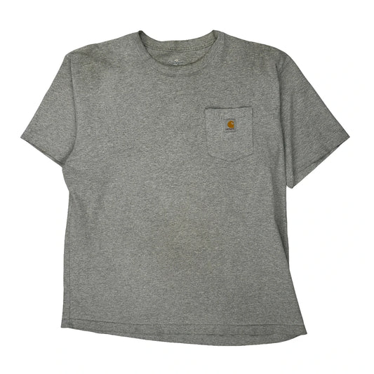 Carhartt T-Shirt - XL Grey Cotton