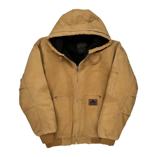Old Mill Workwear Jacket - Large Brown Cotton