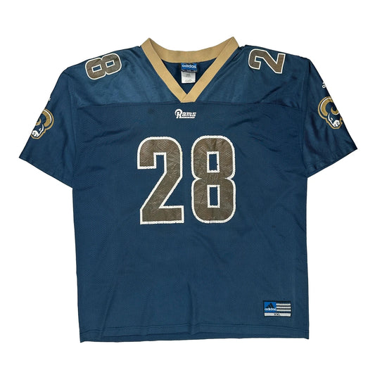 Rams Adidas Team Jersey - 2XL Blue Polyester