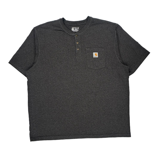 Carhartt T-Shirt - 2XL Grey Cotton Blend