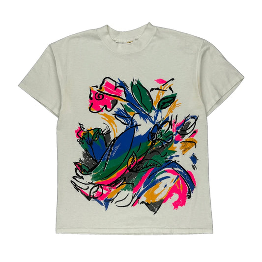 Kingstree Knits Single Stitch T-Shirt - Large Multicoloured Cotton Blend