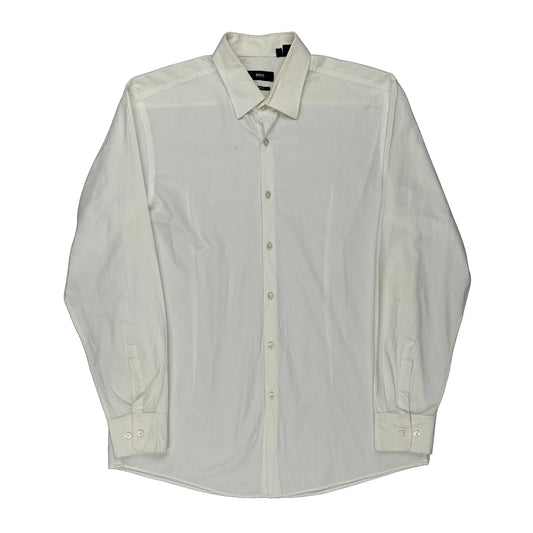 Boss Shirt - Large White Cotton