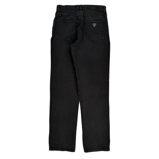Guess Jeans - 28W UK 8 Black Cotton Blend