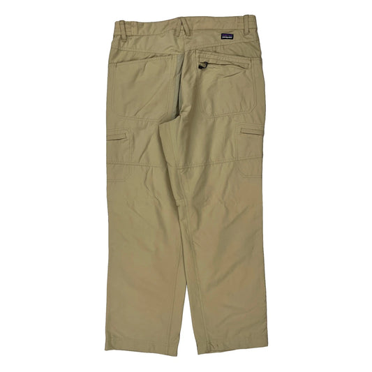 Patagonia Cargo Trousers - 34W 32L Beige Nylon