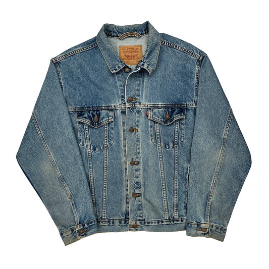 Levis Denim Jacket - Large Blue Cotton