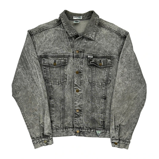Made In Usa Georges Marciano Guess Denim Jacket - XL Acid Wash Cotton