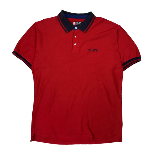 Chaps Ralph Lauren Polo Shirt - XL Red Cotton
