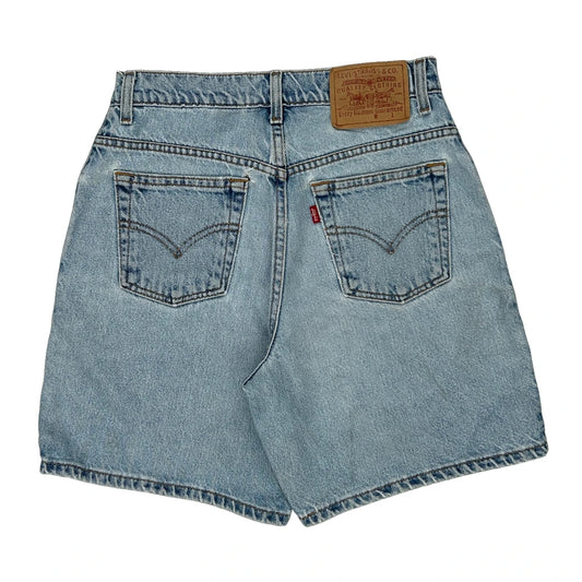 Levis Denim Shorts - 27W UK 8 Light Wash Cotton
