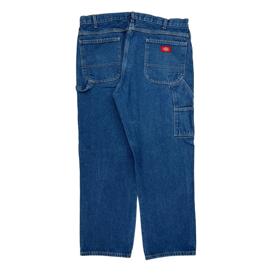 Dickies Carpenter Jeans - 37W 30L Blue Cotton