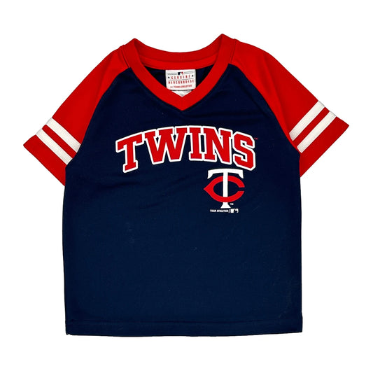 Age 4 Minnesota Twins Mlb T-Shirt - Small Blue Polyester