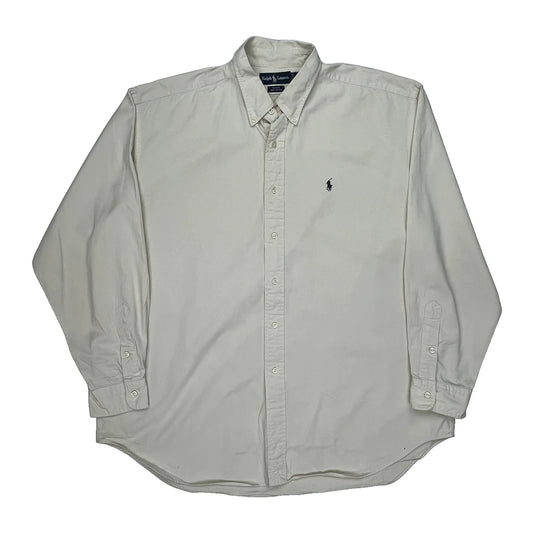 Blake Ralph Lauren Shirt - XL Cream Cotton