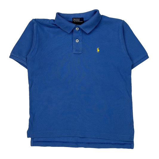 Age 7 Polo By Ralph Lauren Polo Shirt - Small Blue Cotton