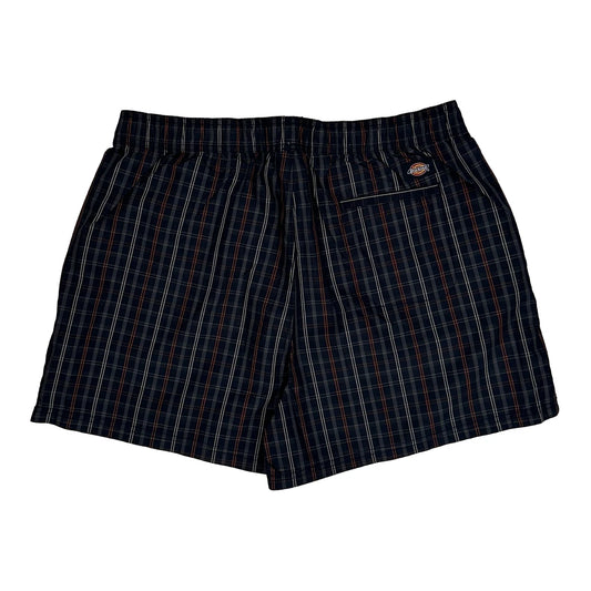 Dickies Checked Shorts - XL Blue Cotton