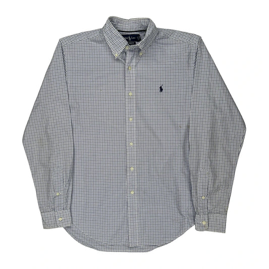 Ralph Lauren Checked Shirt - Medium Blue Cotton