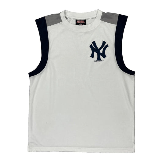 New York Yankees Stitches Mlb Jersey - Medium White Polyester