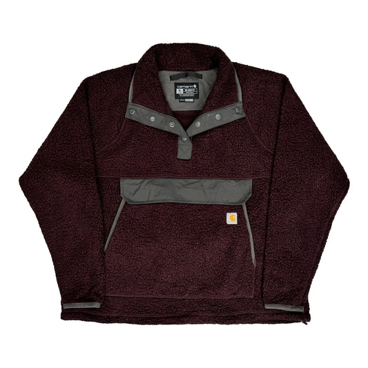 Carhartt Fleece - XL Burgundy Polyester