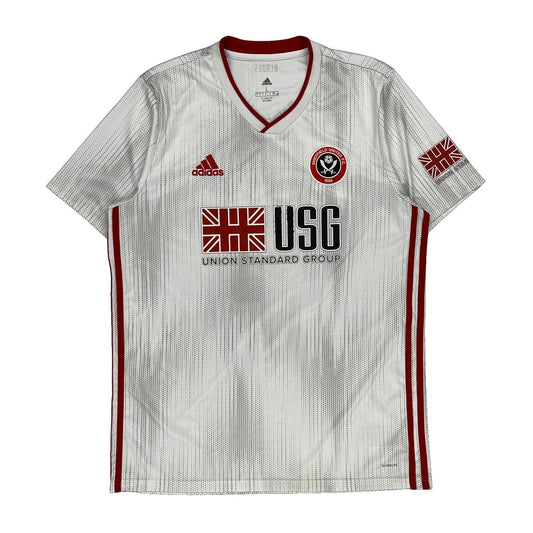 Sheffield United Adidas Football Shirt - Large White Polyester